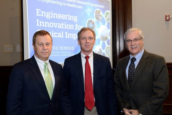 Leadership at Inaugural Johns Hopkins Research Symposium on Engineering in Healthcare